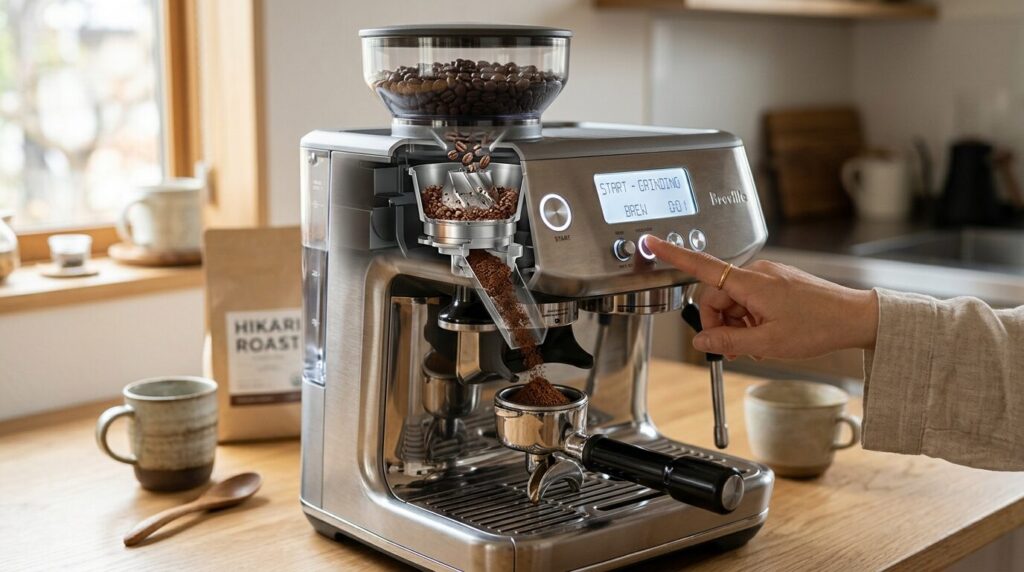 ミル付き全自動コーヒーメーカーの仕組み