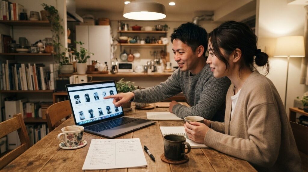 夫婦で相談するイメージ